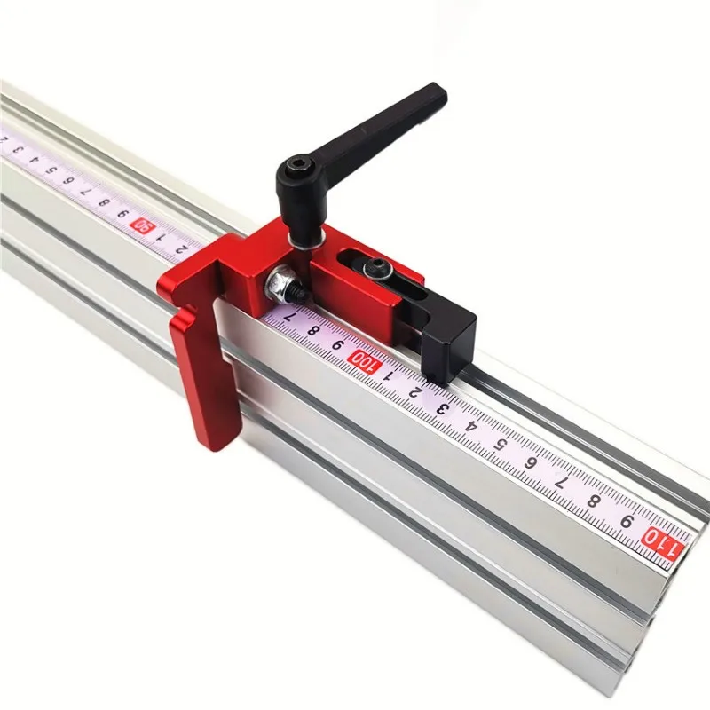 

Miter Gauge Table Saw Aluminium Profile 75mm height T-tracks Stopper