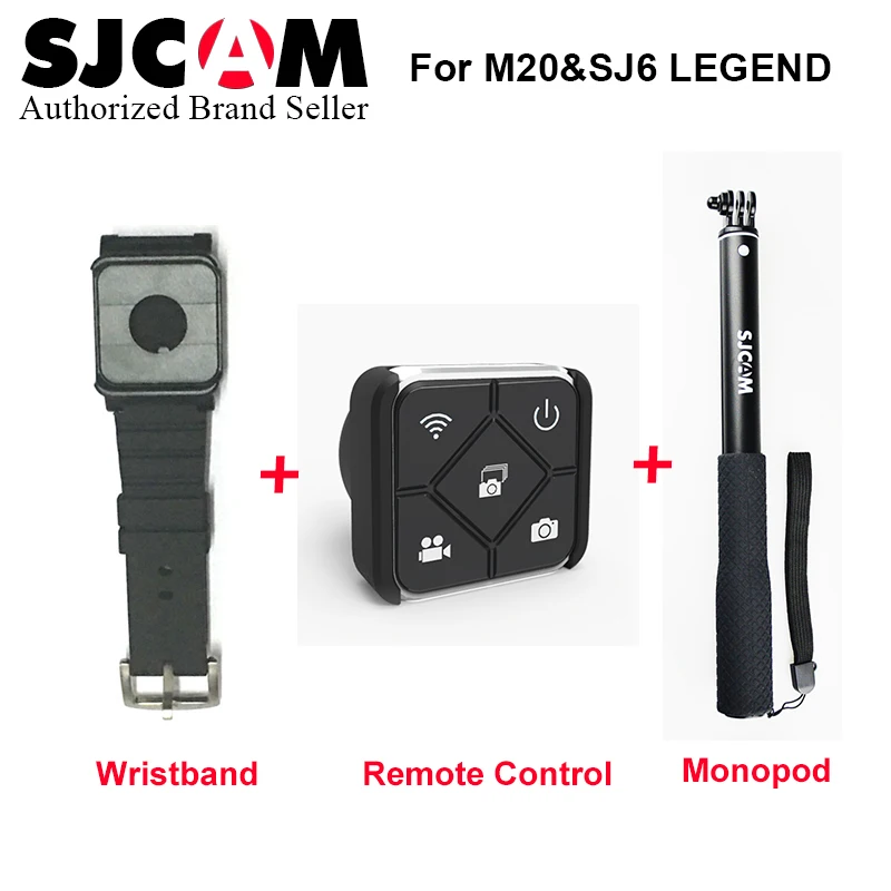 

Original SJCAM SJ6 SJ7 Star Accessories Selfie Stick Remote Monopod Wrist Remote watch For SJ CAM SJ6 SJ7 Star Action Camera