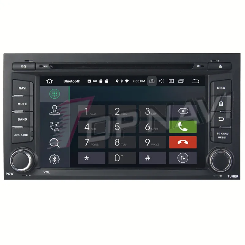 Topnavi 7 ''android 8,0 автомобильный DVD Media Center автомобильный cd-плеер для Seat LEON 2014 аудио Радио стерео 2 DIN gps навигации Octa Core