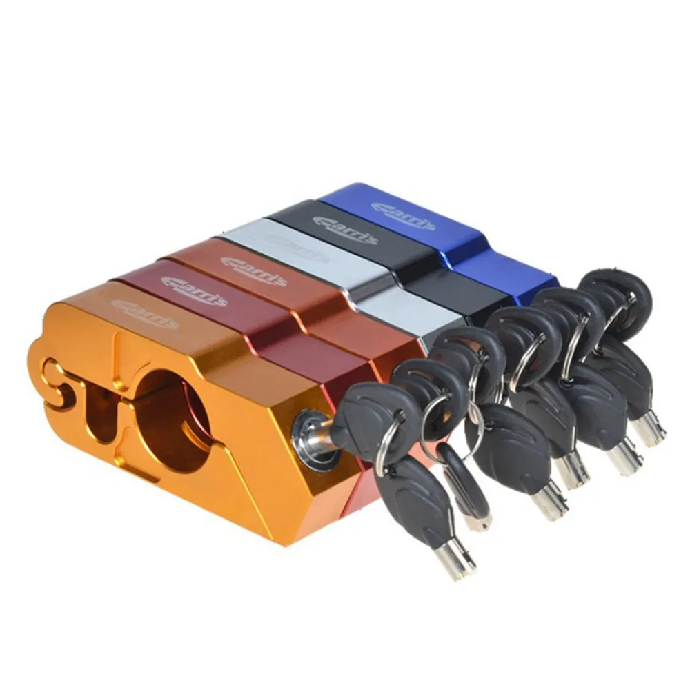 

Universal Motorcycle Handlebar Anti Theft Lock For KAWASAKI zx-14r ohlins ninja h2 er-4n For YAMAHA yzf-r1 ybr 125g yzf r15 etc.