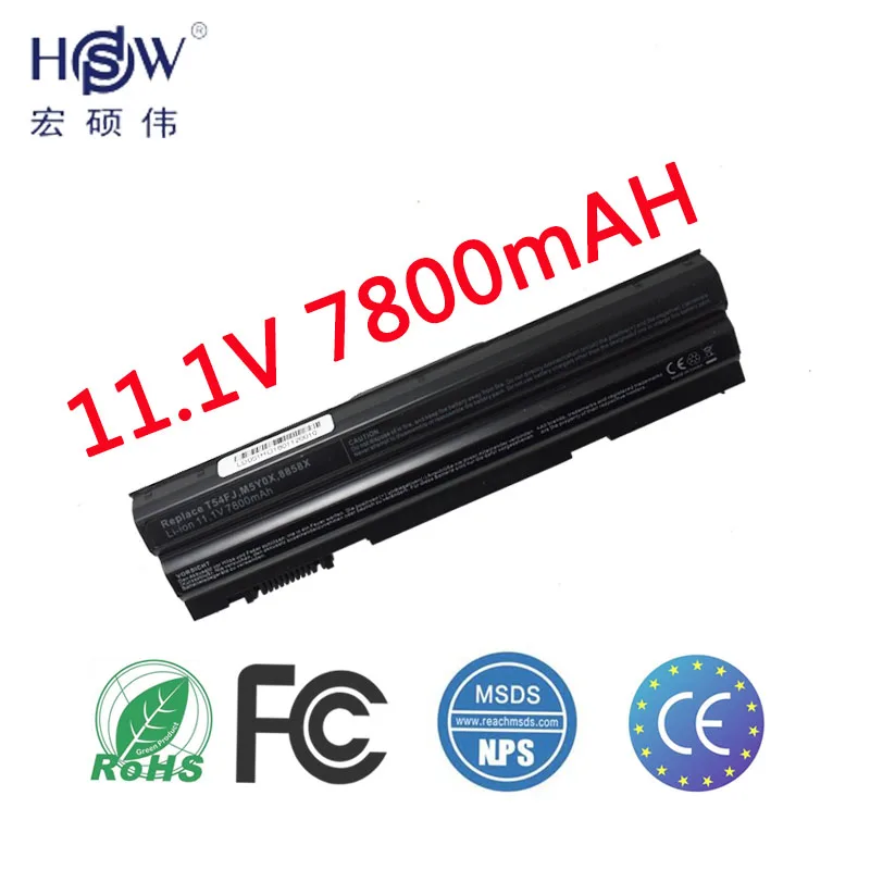

HSW New 9cell notebook battery For DELL 04NW9 05G67C 312-1163 312-1311 451-11694 8858X 8P3YX 911MD HCJWT KJ321