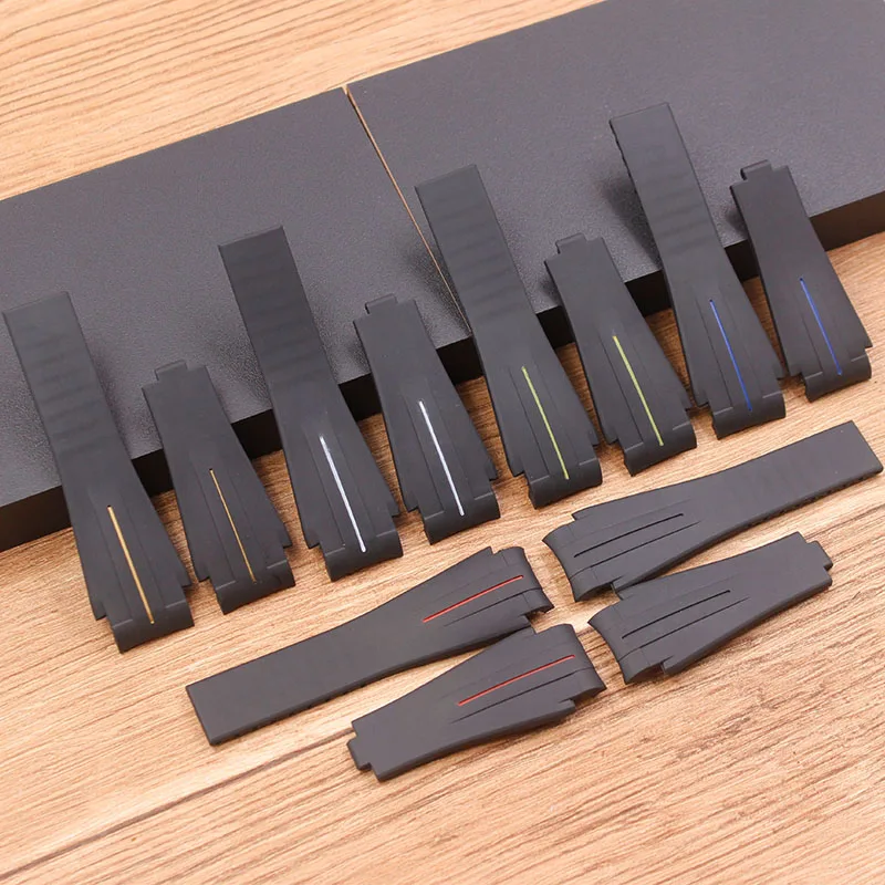 

Watch Accessories Rubber Watch Band Applicable to for Rolex Water Ghost Ghost King Yacht Mingshi Series Rubber Strap 20mm 21mm