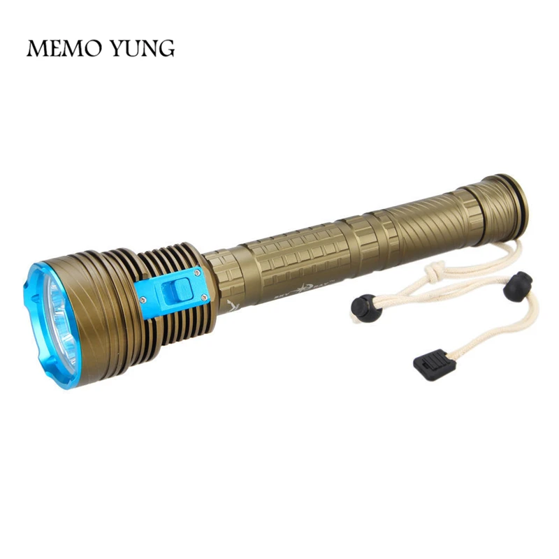  High powerful Lumen Diving LED Flashlight Underwater 100M Waterproof Torch 9 x CREE XM-T6 LED Torch - 32809928302