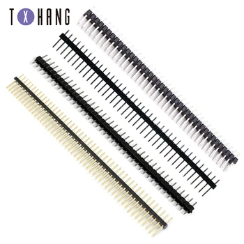 

10/20PCS 40/40P 2.0MM/50P 1.27MM/2x40P Pin Pin Single/Double Row Straight Male Pin Header Connector