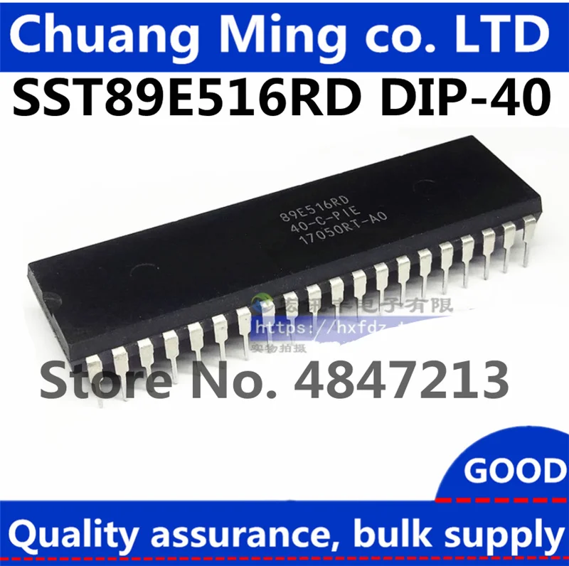 

Free Shipping 5-50pcs/lots SST89E516RD-40-C-PIE SST89E516RD SST89E516 89E516 DIP-40 IC In stock!