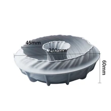 New Swirl 3D Mousse Cake Mould For Baking Amazing Dessert