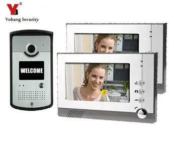 

Yobang Security Color Screen video door phone system unit Night Vision Doorbell Home Security porteros electricos con camaras