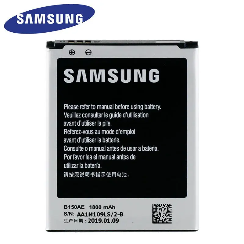 Оригинальный Батарея B150AE B150AC 1800 мА ч для samsung Galaxy Core i8260 i8262 TREND 3 G3502 G3508 G3509 SM G350E
