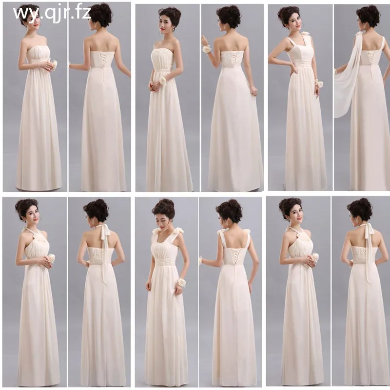 QNZL70X#Star Lace Up Chiffon Peach Purple Champagne pink Evening Dresses burgundy Long wholesale women Custom Bride party dress QNZL70X#Star Lace Up Chiffon Peach Purple Champagne pink Evening Dresses burgundy Long wholesale women Custom Bride party dress