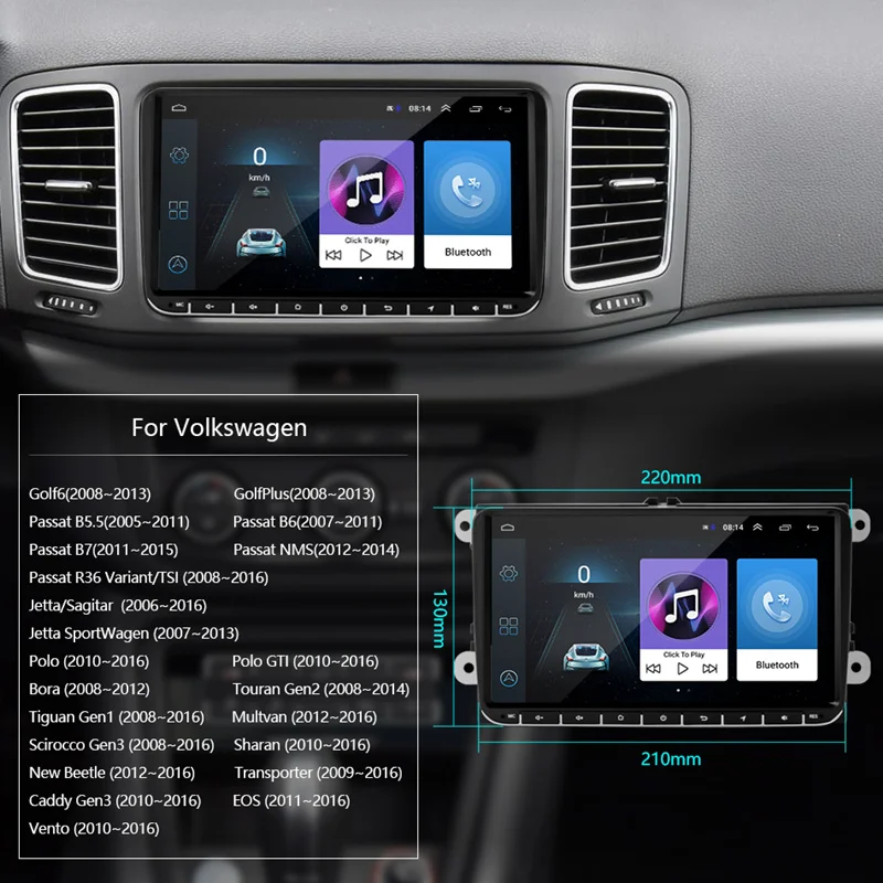 Discount Jansite 9" Car Radio Android 8.1 GPS Navigation for VW Volkswagen SKODA GOLF 5 6 POLO PASSAT B5 B6 JETTA TIGUAN player BT RDS 2 Discount Jansite 9" Car Radio Android 8.1 GPS Navigation for VW Volkswagen SKODA GOLF 5 6 POLO PASSAT B5 B6 JETTA TIGUAN player BT RDS 2