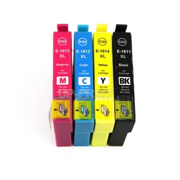 

UP 4pk t1811-t1814 Ink Cartridge For Expression Home XP30 XP102 XP202 XP205 XP305 XP405 XP225 XP322 XP325 XP422 XP425