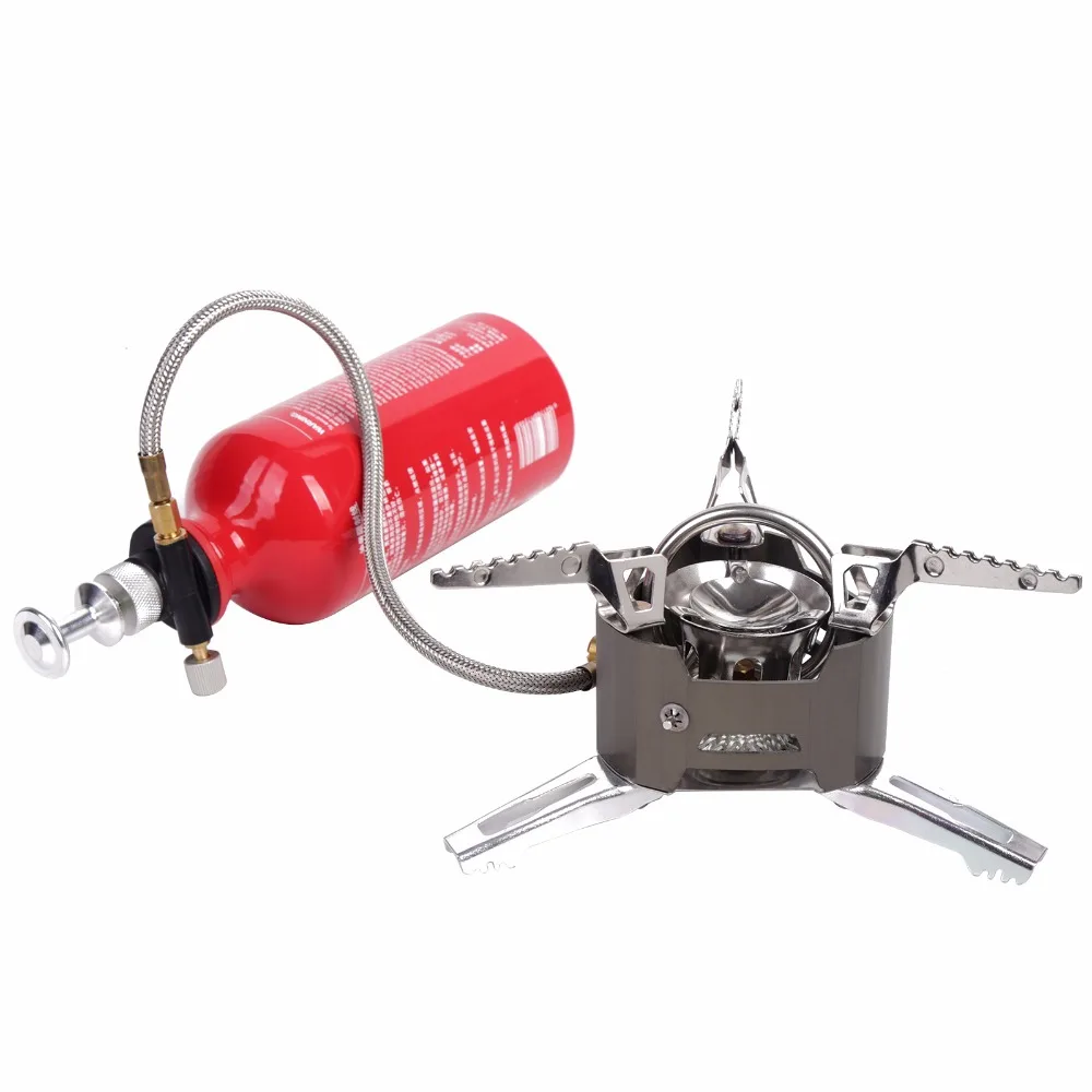 

Outdoor Stove Portable Folding Camping Hiking Picnic Stove Oil&Gas 3KW Multi Fuel Stoves Split Burners Camping Cooking stove