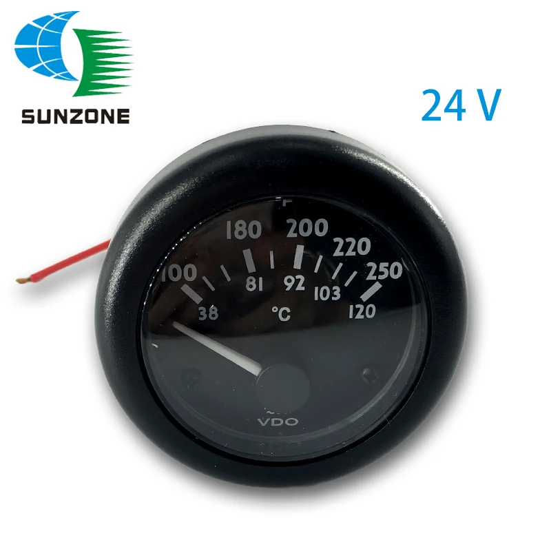 Gerador de Água Medidor de Medidor de Temperatura Diesel para Vdo 24v em Grupo Indicador Gerador