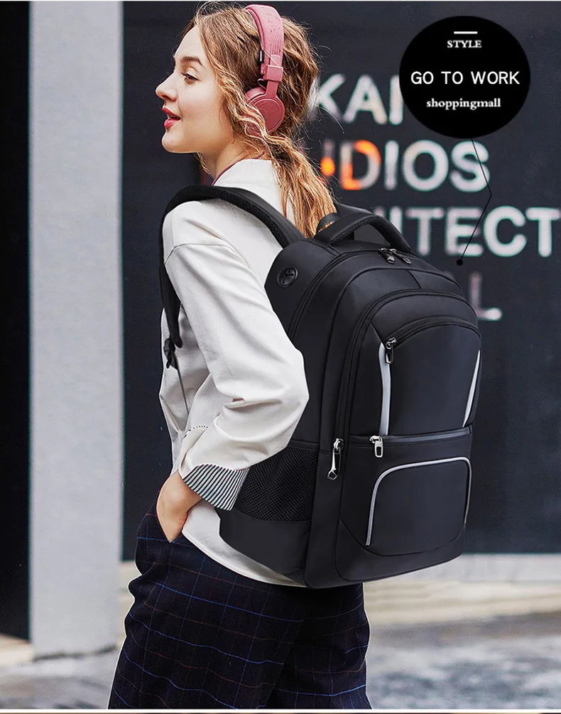 Athacer водонепроницаемый рюкзак большой емкости многофункциональная прочная сумка для ноутбука Мужская зарядка через usb дорожная деловая школьная сумка для женщин