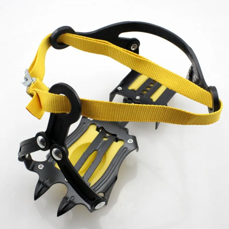 Strap Type Crampons Ski Belt High Altitude Hiking Slip Resistant 10 Crampon Ice Gripper For Winter