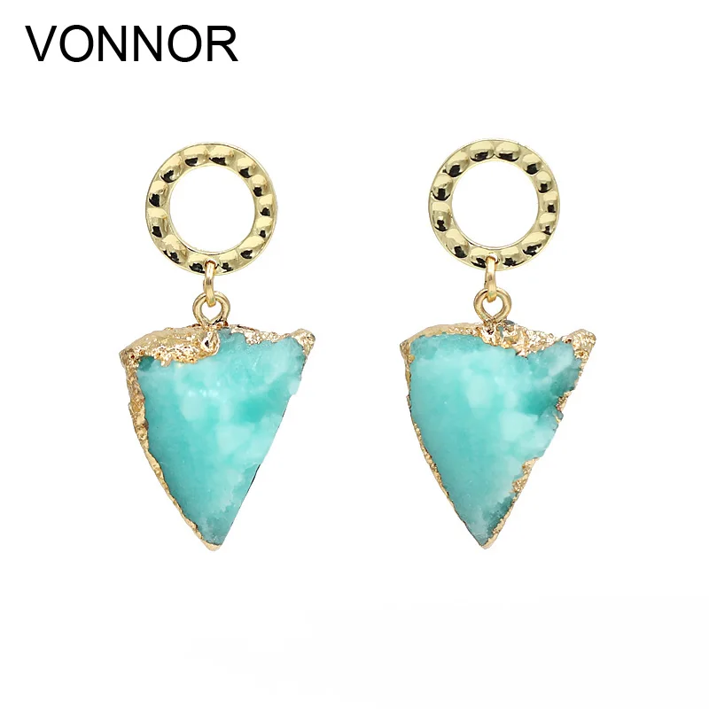 

Earring for Women Girls Fashion Resin Triangle Water Drop Earrings Pendant Jewelry 2019 Fashion Earrings