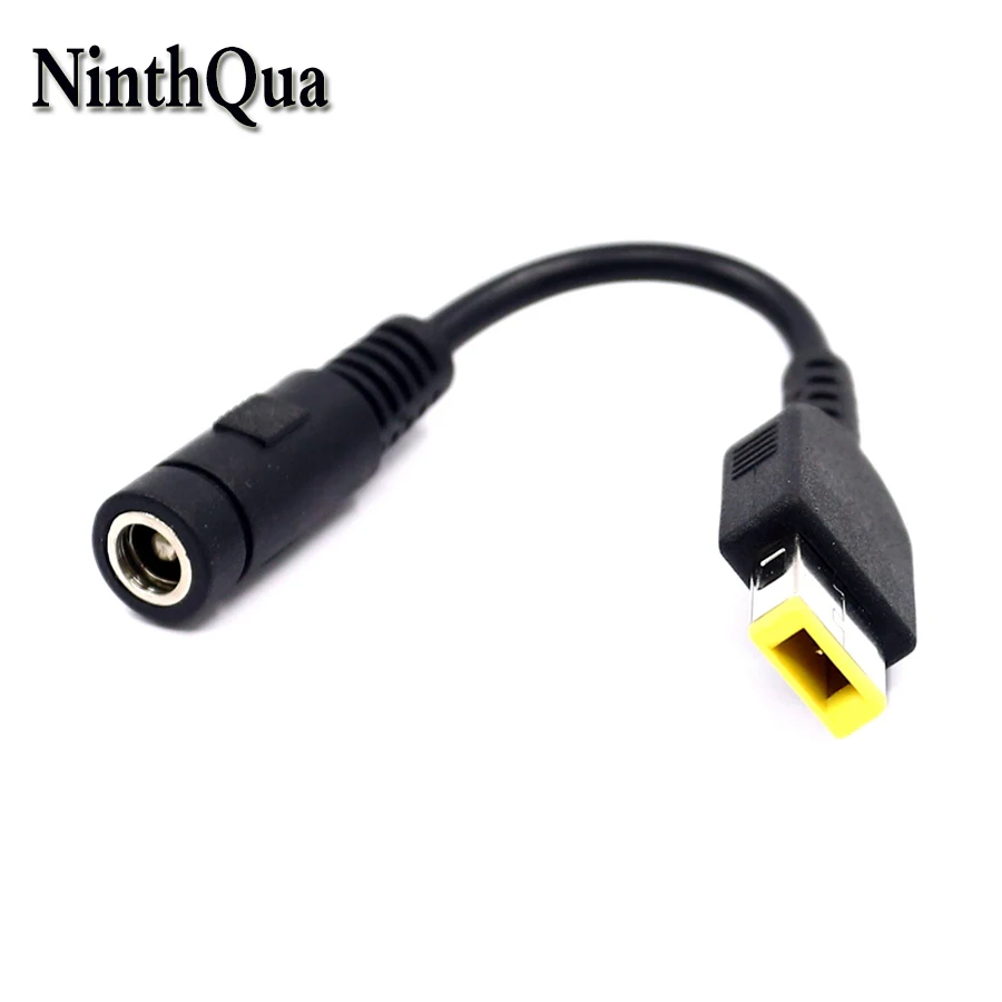 

1pcs DC 20V 5.5*2.5mm Female jack to Square Interface Charger Power Adapter Converter Connector For Lenovo For ThinkPad X1 X240
