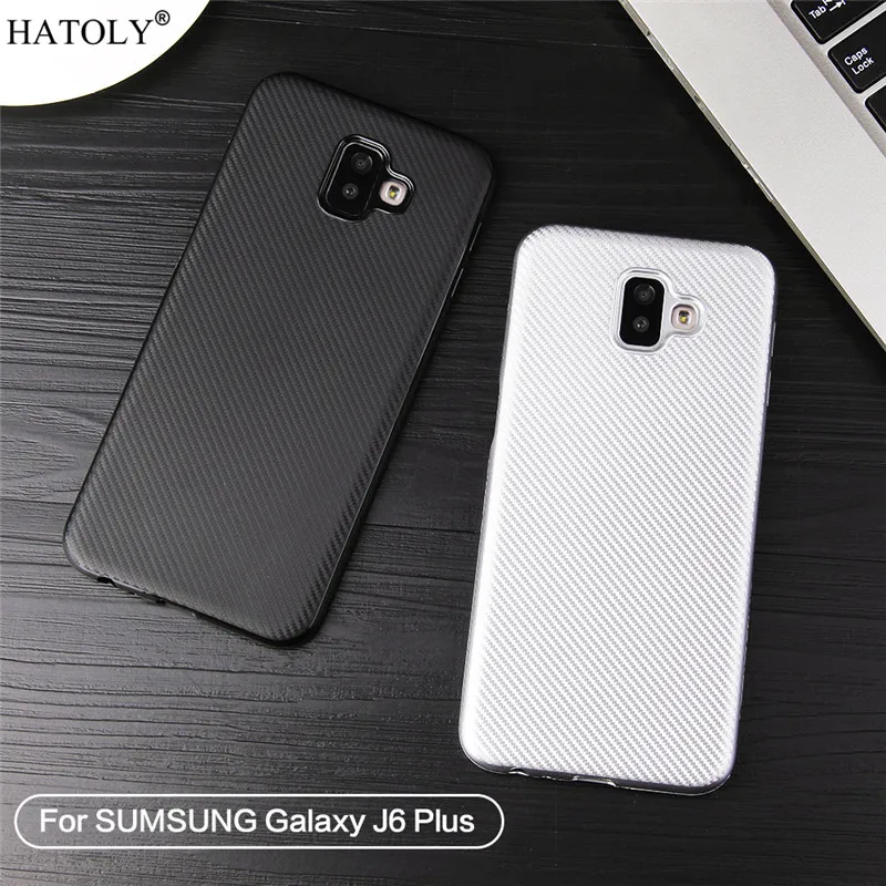 

HATOLY For Capa Samsung Galaxy J6 Plus Case Soft TPU Rugged Fitted Phone Case For Samsung Galaxy J6 Plus/J6 Prime Cover Fundas
