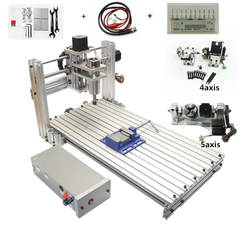 Мини CNC машина "сделай сам" 6020 фрезерный станок с ЧПУ гравер USB 400 Вт шпиндель из древесины крепкой породы Pcb станок для резьбы по дереву для ювелирных изделий