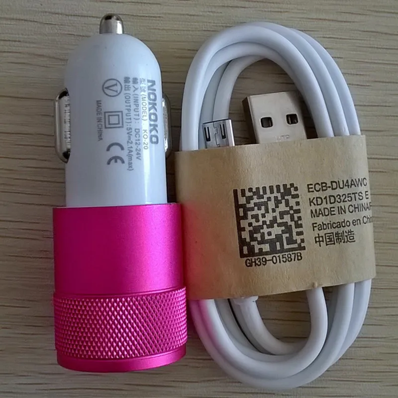 Мини USB 2.1A автомобильное зарядное устройство для телефона+ Синхронизация данных зарядный кабель micro usb для samsung Galaxy S2 S3 S4 для sony для Motorola для NOKIA