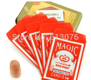

Red Envelope Prediction Magic Tricks Magician Card Magie Close Cup Illusion Prop Accessories Gimmick