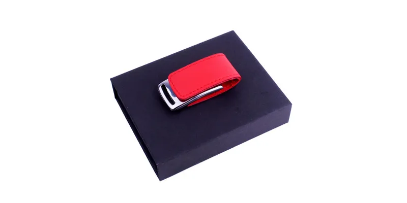 JASTER кожа и металл брелок цепь USB+ коробка флэш-накопитель Флешка Мода creativo memory stick 4 ГБ/64 Гб U диск