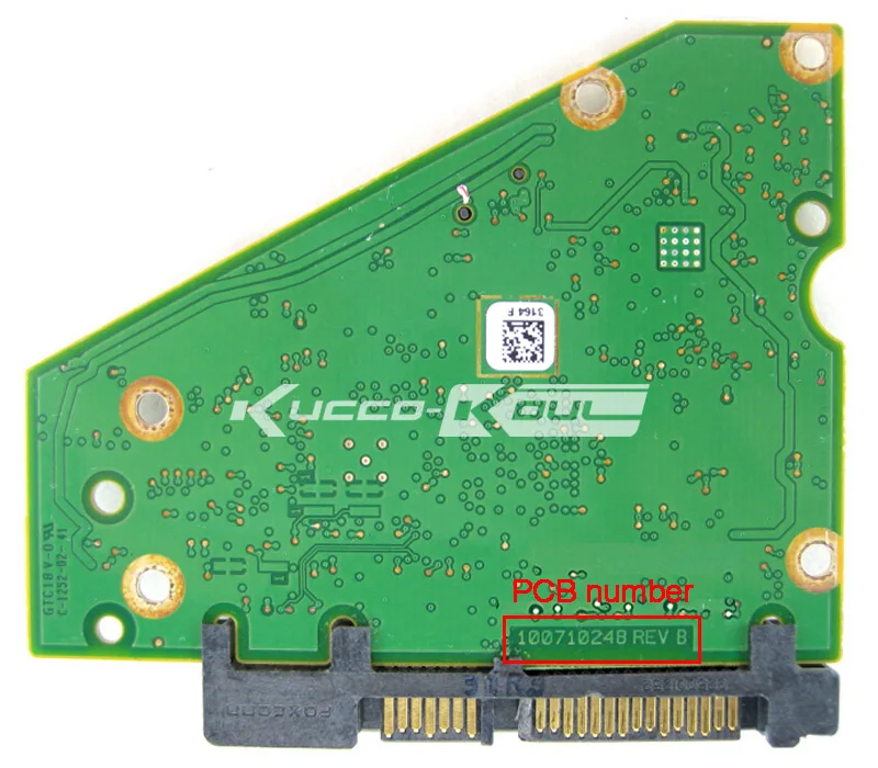 Запчасти для жестких дисков PCB Логическая плата печатная 100710248 Seagate 3 5 SATA hdd