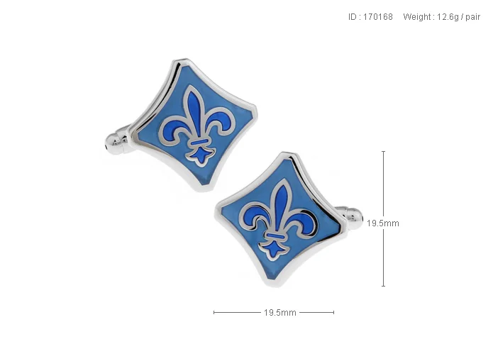 new arrival brand Cufflinks 4 color New European medieval classic decorative pattern enamel cuff links French