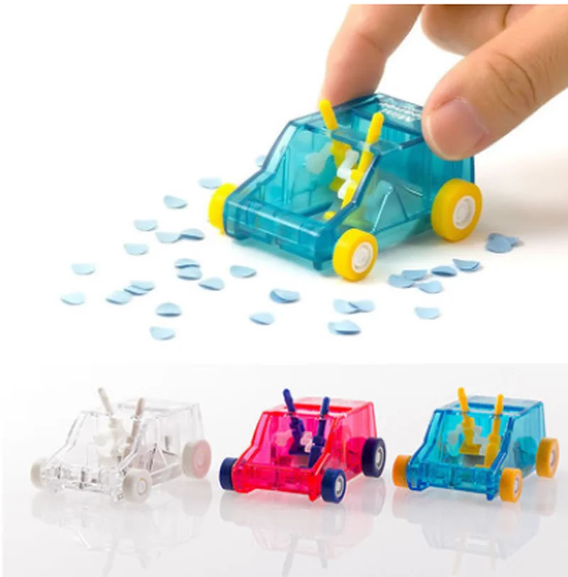 

Mini Car Table Dust Cleaning Trolley Keyboard Desktop Dust Cleaner Confetti Pencil Eraser Dust Sweeper for Home Office Desk Set
