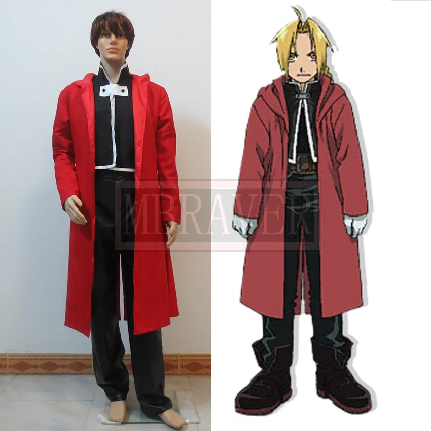 

Fullmetal Alchemist Edward Elric Cosplay Costume Custom Made Any Size