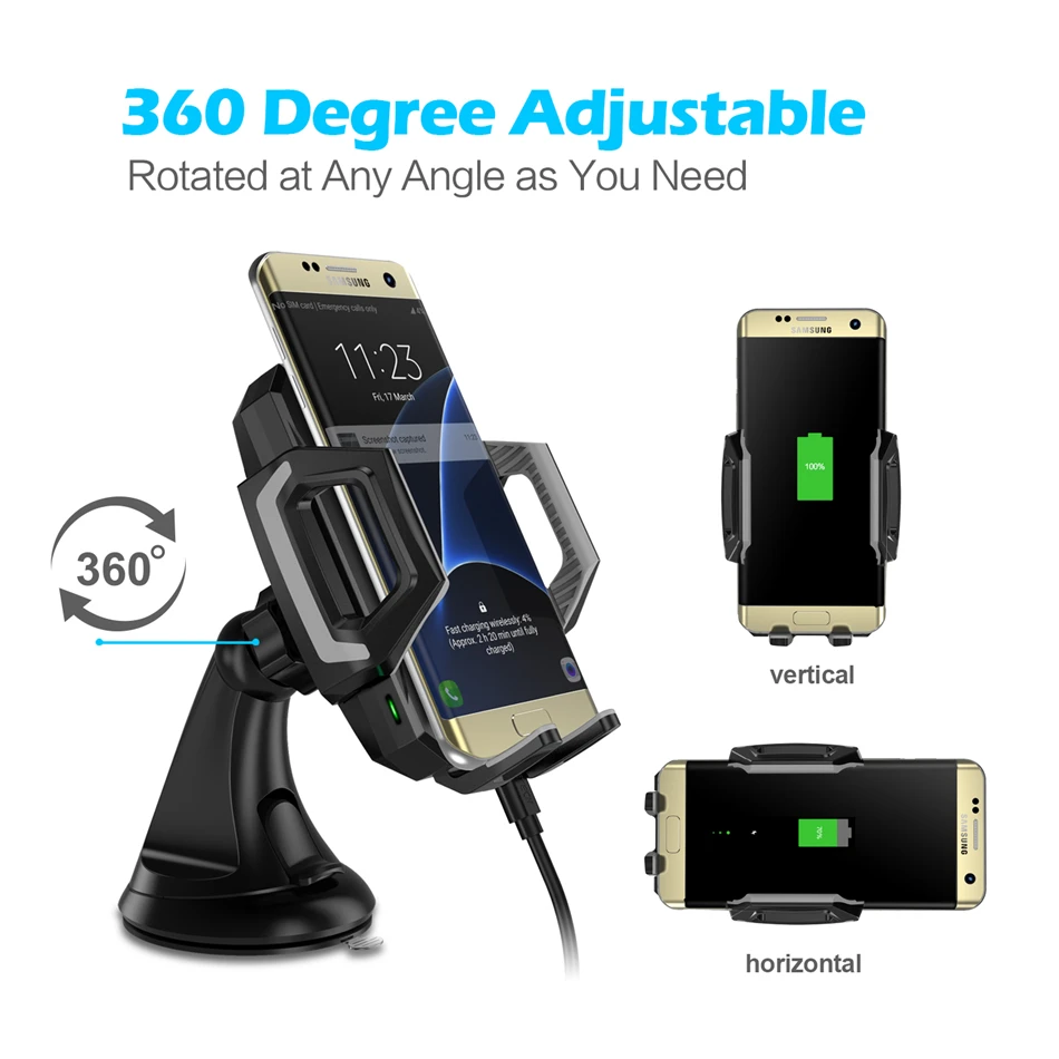 Qi Wireless Charger For Samsung S8 3