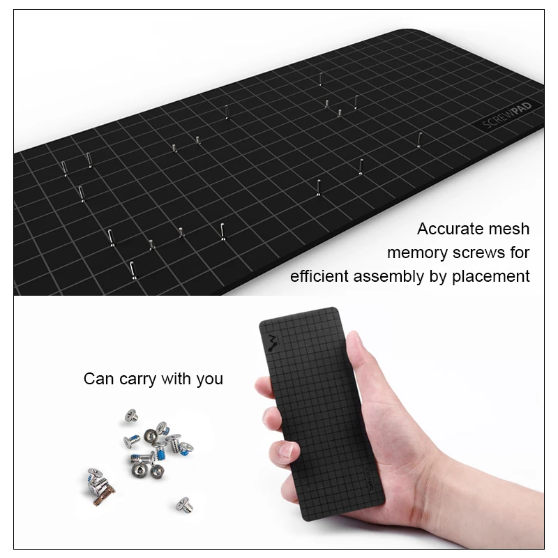 Магнитный коврик для винтов UANME mijia wowstick wowpad пластина запоминания набора 1FS