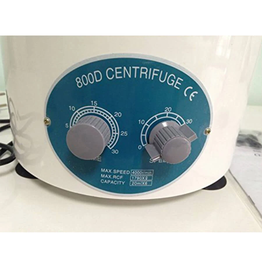 

Desktop Electric Centrifuge Medical Lab Centrifuge, US Plug 110V 4000RPM, Timer Laboratory Digital Centrifuge Testing Equipment
