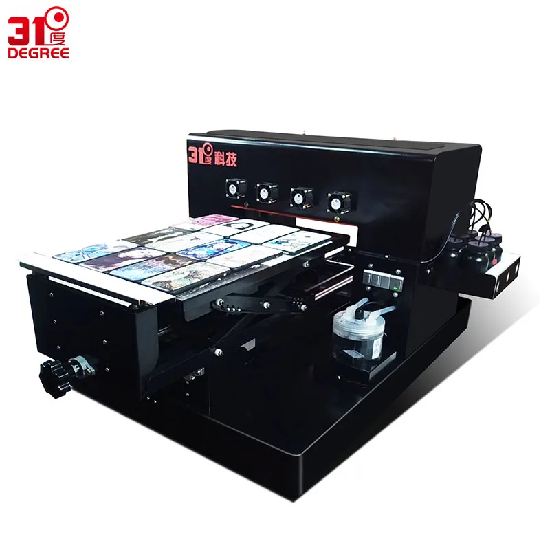 

31Degree New A3 UV Color Inkjet Printer Flatbed T Shirt Printing Machine 3d Emboss Phone Case Metal/Wooden/PVC Printers