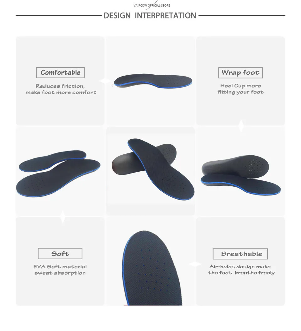 EVA Orthotic insole blackA2-