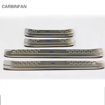 

Car Styling Stainless Steel Door Sill Scuff Plates Nerf Bars Pedal For Ford Focus 2012-2017 new MK3 Sedan Hatchback C187