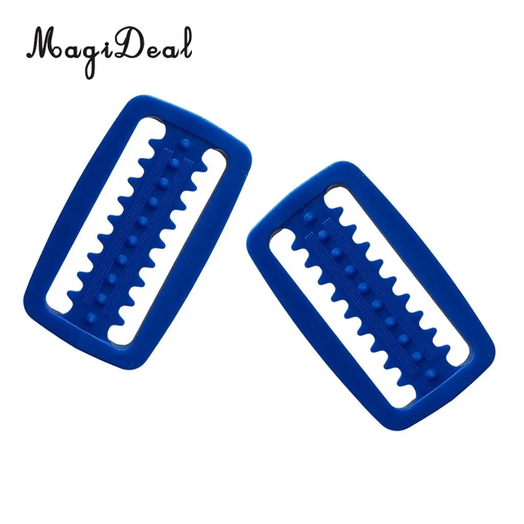 MagiDeal 2Pcs 2 inch Universal Weight Belt Keeper Retainer Stopper Slider for Underwater Scuba Diving Snorkeling Free Diving