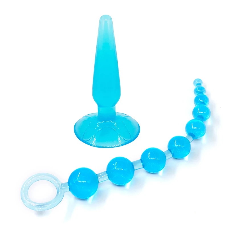 Jelly Anal Plug Beads Big Butt G-spot Prostate Massager Adult Sex Anus Toys For Woman Men Gay Masturbator |