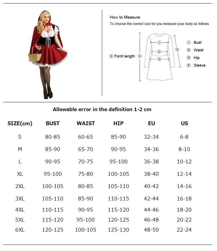 Костюм Красной Шапочки для хеллоуина, сексуальные женские сказочные повязки, вечерние фантазийные маскарадные платья