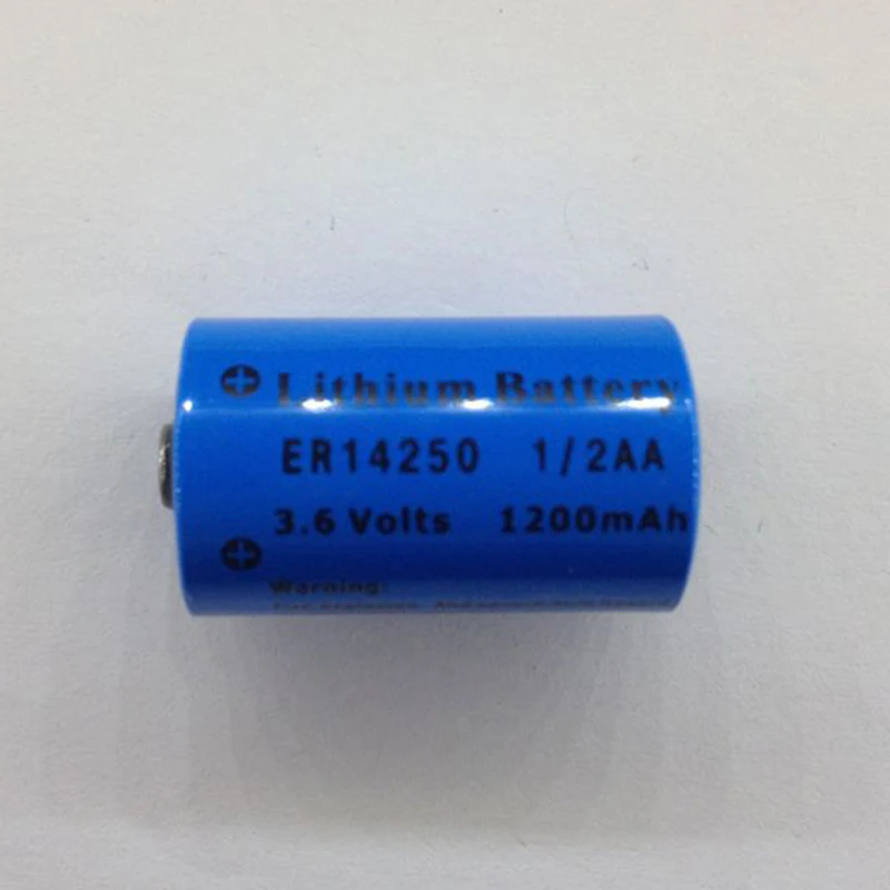 10 шт./лот 3,6 V ER14250 1200 мА/ч, 1/2 АА литиевая батарея
