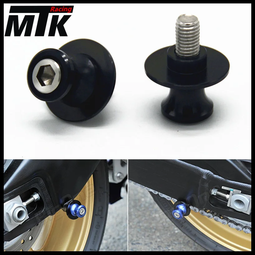 Free delivery 10mm Swingarm Sliders Spools Green For KAWASAKI Ninja