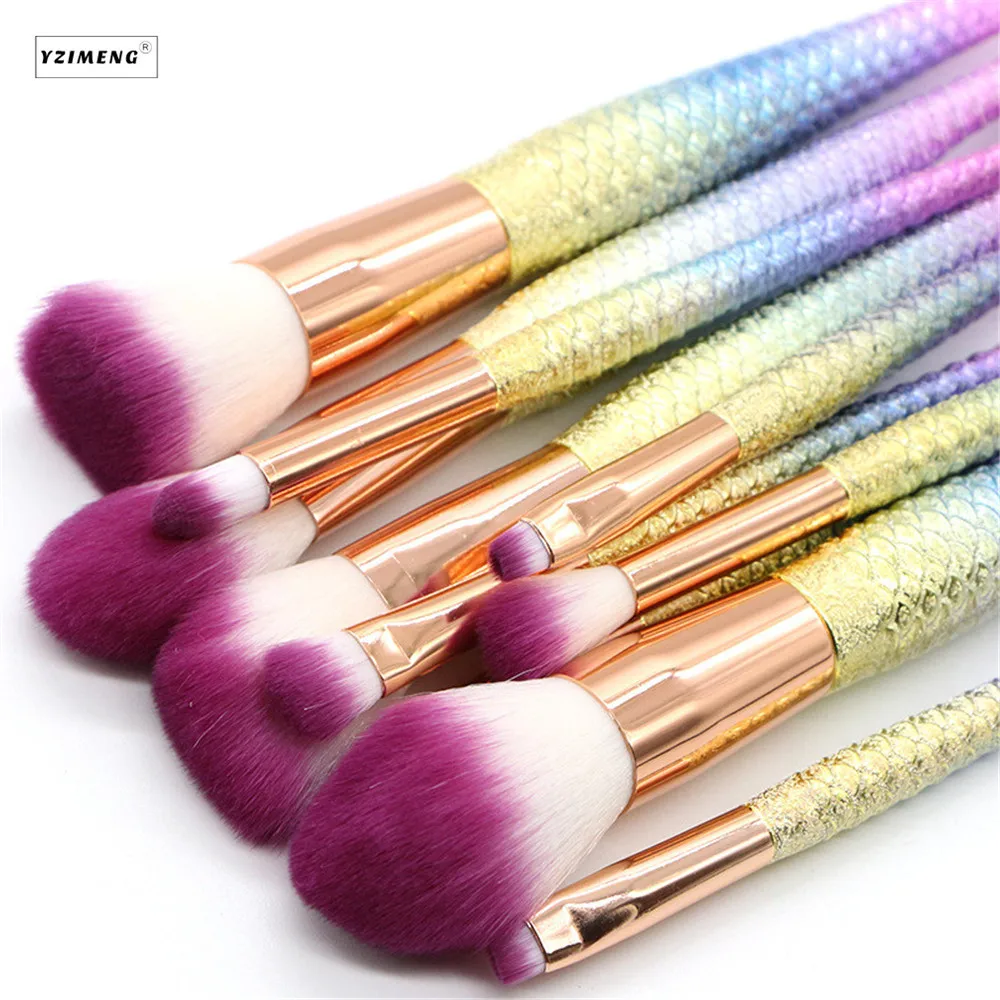Набор кистей для макияжа с единорогом 4/6/10/12/16 шт./компл.|makeup brush set foundation|brush contourmakeup