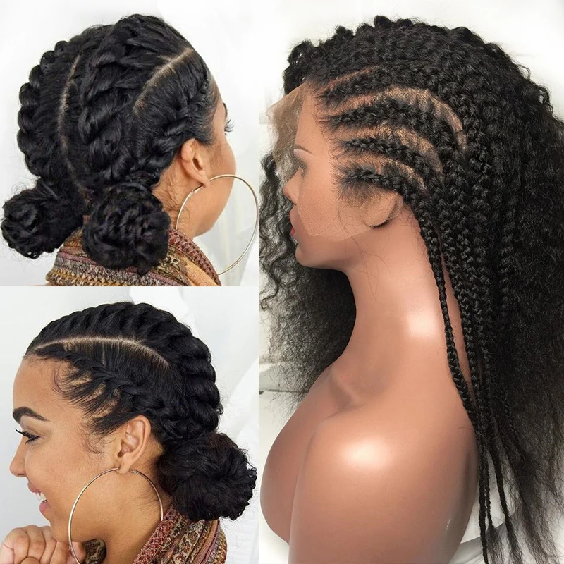 

Deep Curly Glueless Full Lace Human Hair Wigs Invisible Bleached Knots Brazilian Remy Long Lace Front Wig Preplucked Baby Hair