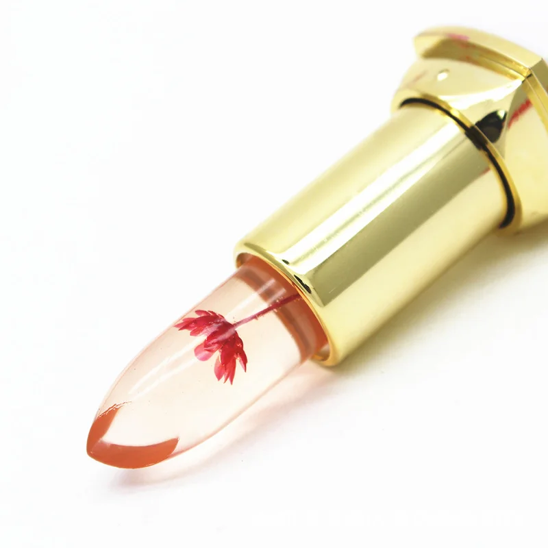 Прозрачный натуральный красный карандаш для губ, меняющий цвет, стойкий увлажняющий крем с температурой, желе, цветок, помады для макияжа TSLM1