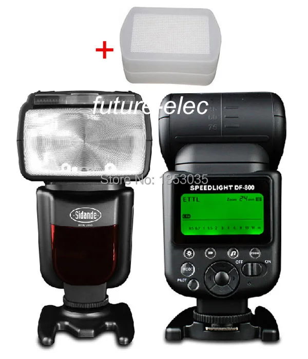 DF 800 1/8000s Wireless TTL Flash Light Speedlite for Canon EOS 6D 7D 60D 70D 100D 1000D 1100D