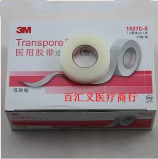 

2pcs 3m medical tape hyperentilation transparent tape 3m breathable tape 1.2cm medical healthcare hospital pharmacy surgical