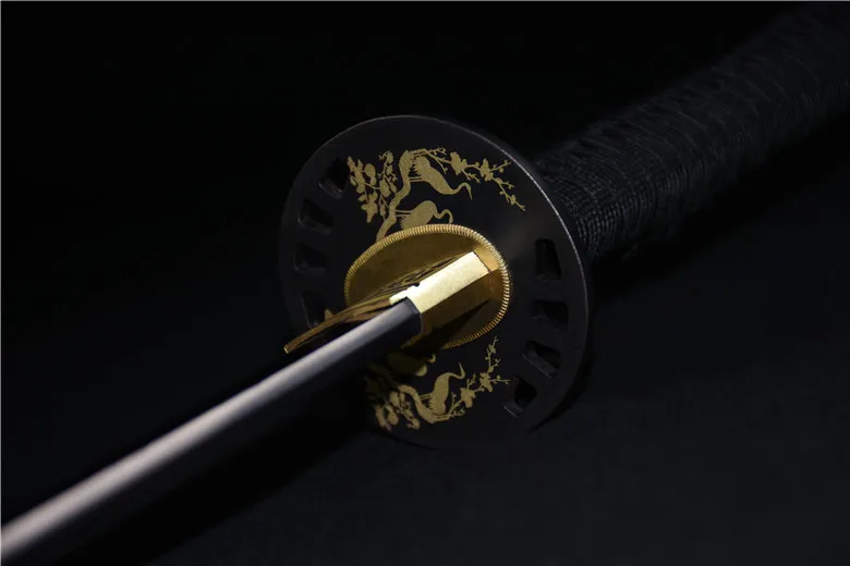Excellent Top Quality Japanese Sword Samurai Katana Sharp Clay Tempered T10 Steel Blade Full Tang 6