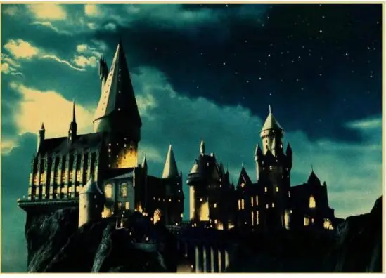 Harry Potter Hogwarts castle landscape 5D Diy Diamont painting Diamond