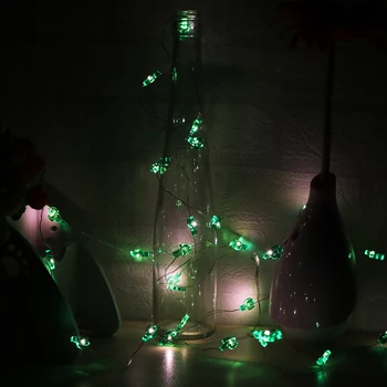 

Green Cactus Shape String Lights 30 LED String Light Garland Fairy Lights For Glass Craft Christmas light Party Decoration