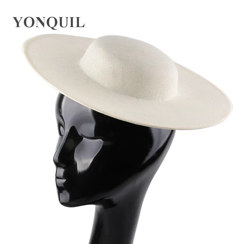 

30cm round solid copy sinamay fascinator base DIY hair accessories millinery saucer material party event occasion hats 5 pcs/lot